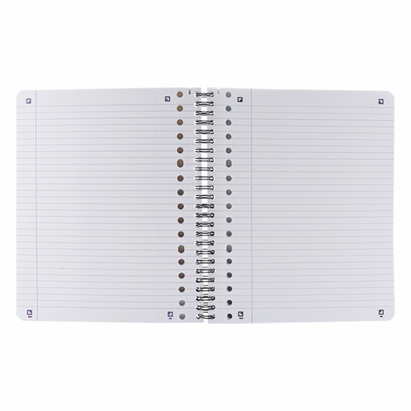 Oxford School A5+ cahier à spirale ligné 90 g/m² 80 feuilles 17 trous (3 pièces) 260300 - 2