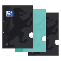 Oxford School bloc de cours A4 ligné 90 g/m² assortis 3 pièces (100 feuilles) 260181