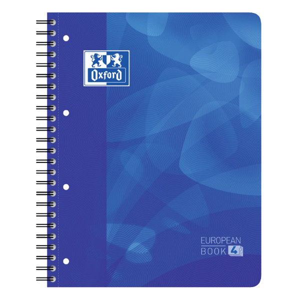 Oxford School cahier à spirale A4+ ligné 90 g/m² 120 feuilles (4 trous) 260179 - 1