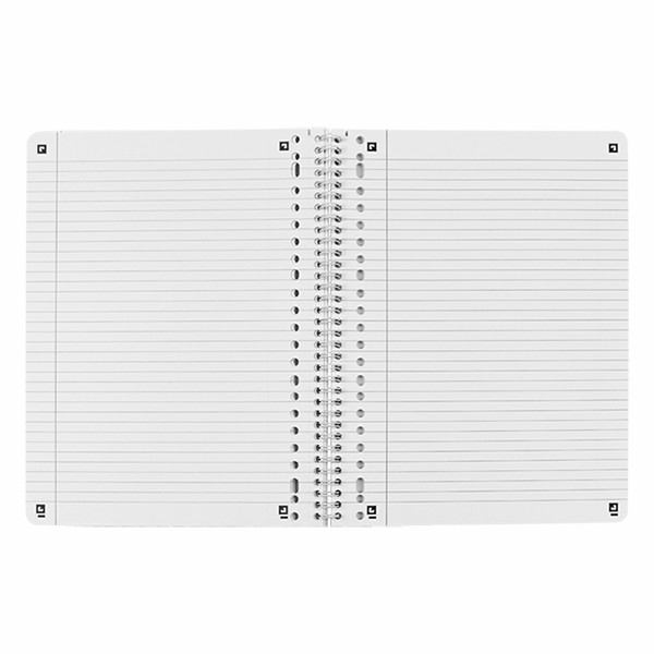 Oxford School cahier à spirale A4+ ligné 90 g/m² 80 feuilles 23 trous (3 pièces) - pastel 260296 - 2
