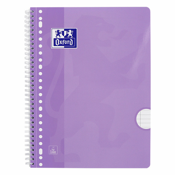 Oxford School cahier à spirale A4+ ligné 90 g/m² 80 feuilles 23 trous (3 pièces) - pastel 260296 - 4