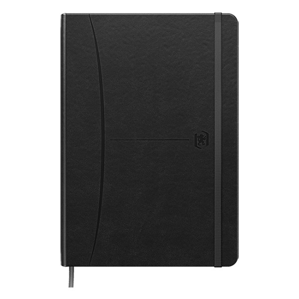 Oxford Signature carnet de notes A5 ligné 90 g/m² 80 feuilles - noir 260228 - 2