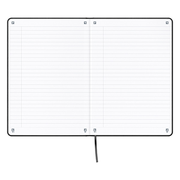 Oxford Signature carnet de notes A5 ligné 90 g/m² 80 feuilles - noir 260228 - 5