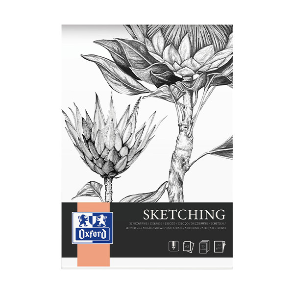 Oxford Sketching bloc de croquis A3 120 g/m² (50 feuilles) 237642 - 1