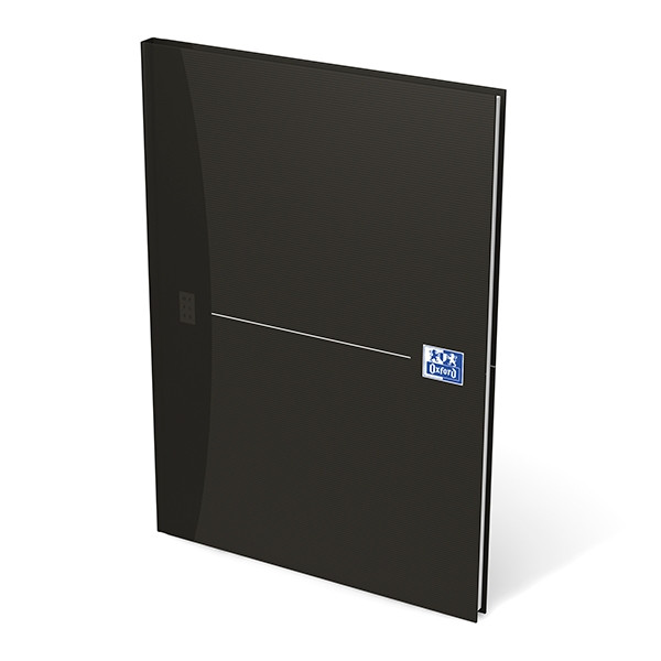 Oxford Smart Black carnet broché A4 ligné 96 feuilles 260043 - 1