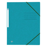Oxford Top File+ farde à élastique en carton A4 - aqua 260134