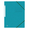 Oxford Top File+ farde à élastique en carton A4 - aqua 260134 - 1