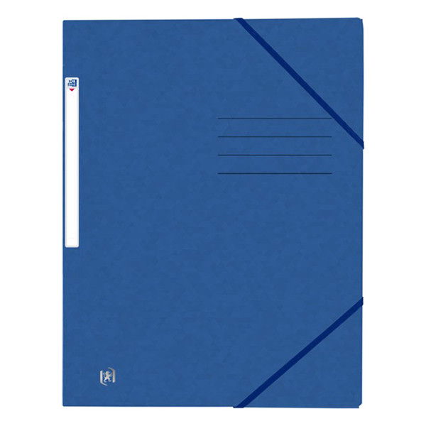 Oxford Top File+ farde à élastique en carton A4  - bleu 260132 - 1