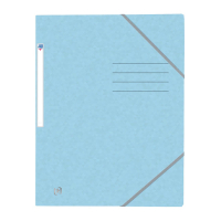 Oxford Top File+ farde à élastique en carton A4 - bleu pastel 260141