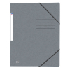 Oxford Top File+ farde à élastique en carton A4 - gris 260135 - 1