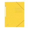 Oxford Top File+ farde à élastique en carton A4 - jaune 260137 - 1