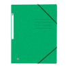 Oxford Top File+ farde à élastique en carton A4 - vert 260139 - 1