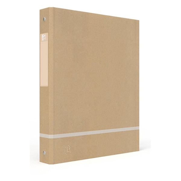 Oxford Touareg classeur à anneaux avec 4 anneaux en D carton - beige 260325 - 1