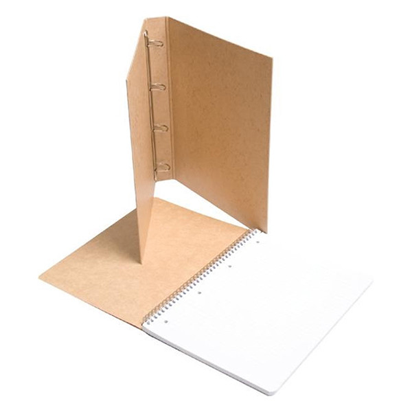 Oxford Touareg classeur à anneaux avec 4 anneaux en D carton - beige 260325 - 2