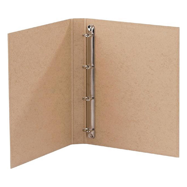 Oxford Touareg classeur à anneaux avec 4 anneaux en D carton - beige 260325 - 3