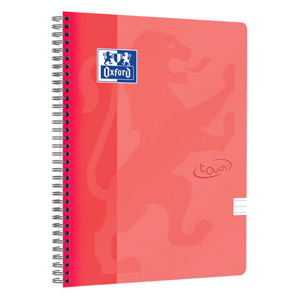 Oxford Touch cahier à spirale A4 ligné 90 g/m² 70 feuilles - orange 260145 - 1