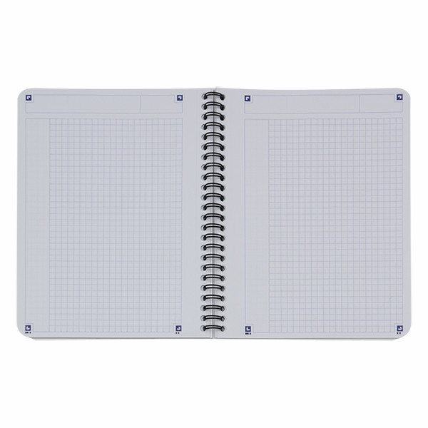 Oxford Touch cahier à spirale A5 quadrillé 90 g/m² 70 feuilles - bleu clair 260154 - 2