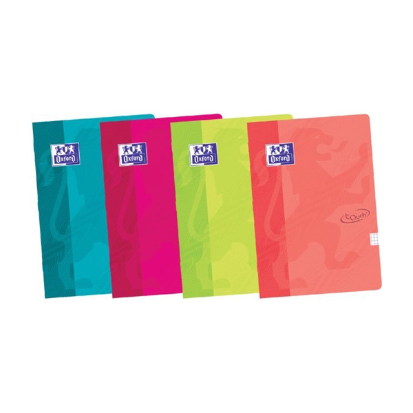 Oxford Touch cahier quadrillé A4 assorti 10 pièces 36 feuilles (10 mm) 260075 - 1