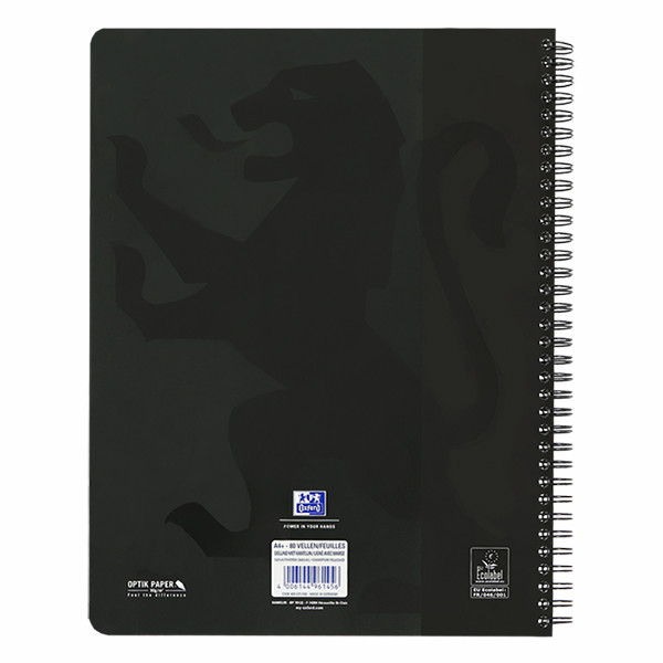 Oxford cahier à spirale A4+ ligné 90 g/m² 80 feuilles 23 trous (3 pièces) 260084 - 5