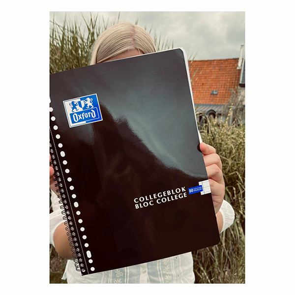 Oxford cahier à spirale A4+ ligné 90 g/m² 80 feuilles (23 trous) 260078 - 6