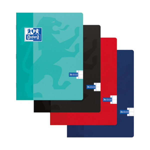 Oxford cahier A5 ligné assorti 10 pièces 36 feuilles 260052 - 1