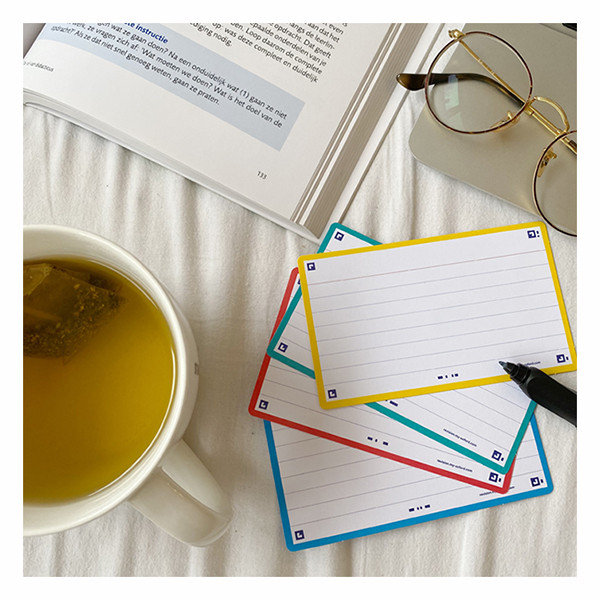 Oxford fiches bristol lignées A7 (80 pièces) - assortiment 260227 - 4