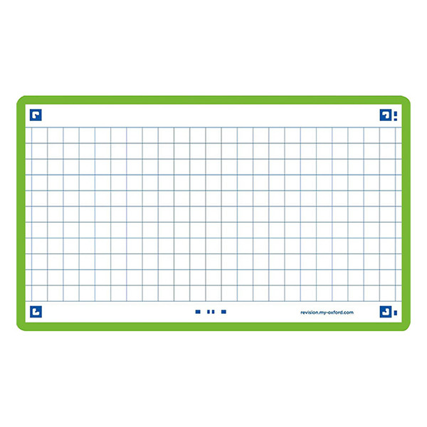 Oxford fiches bristol quadrillées A7 (80 pièces) - vert 260208 - 1