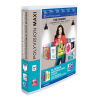Oxford polyvision classeur à anneaux A4 Maxi avec 4 anneaux en D (25 mm) 237570 - 1