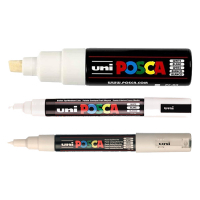 POSCA PC-1MC/5M/8K set de marqueurs peinture (3 pièces) - blanc 424249