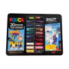 POSCA PC-1MC/PC-3M/PC-5M Manga set de marqueurs peinture (20 pièces) 425422 - 1