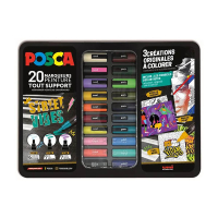 POSCA PC-1MC/PC-3M/PC-5M Street Vibes set de marqueurs acryliques (20 pièces) 425421