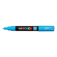 POSCA PC-1MC marqueur acrylique (0,7 - 1 mm conique) - bleu clair 424039