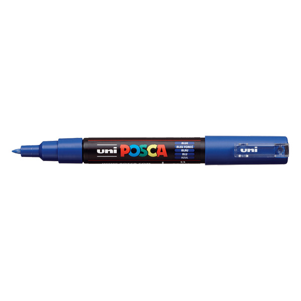 POSCA PC-1MC marqueur acrylique (0,7 - 1 mm conique) - bleu foncé 424042 - 1