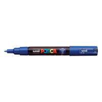 POSCA PC-1MC marqueur peinture (0,7 - 1 mm conique) - bleu foncé 424042