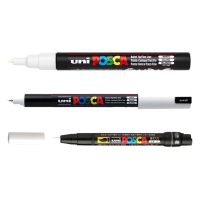 POSCA PC-1MR/PC-3M/PCF-350 set de marqueurs peinture (3 pièces) - blanc 424251