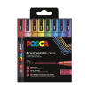 POSCA PC-3ML set de marqueurs peinture (0,9 - 1,3 mm ogive) 8 pièces - pailleté 425408 - 1