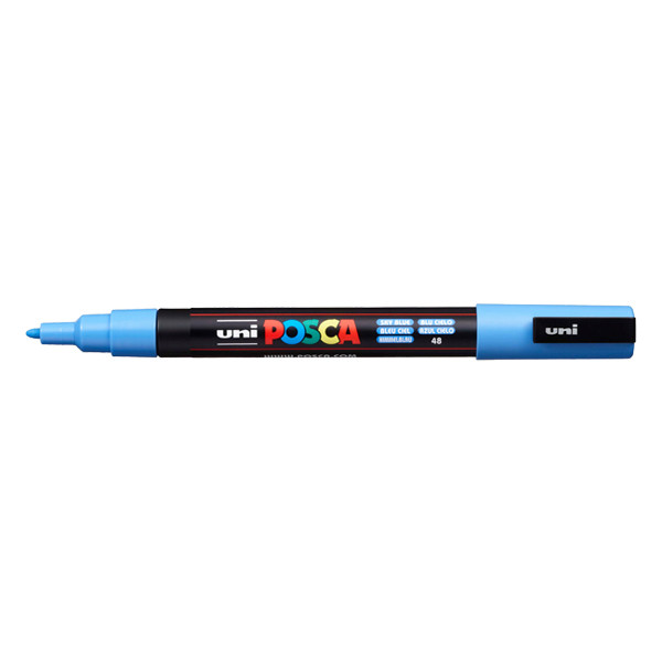 POSCA PC-3M marqueur acrylique (0,9 - 1,3 mm ogive) - bleu ciel 424073 - 1