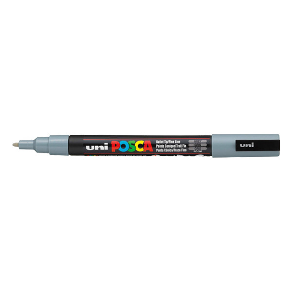 POSCA PC-3M marqueur acrylique (0,9 - 1,3 mm ogive) - gris 424080 - 1