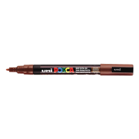 POSCA PC-3M marqueur acrylique (0,9 - 1,3 mm ogive) - marron châtain 424088