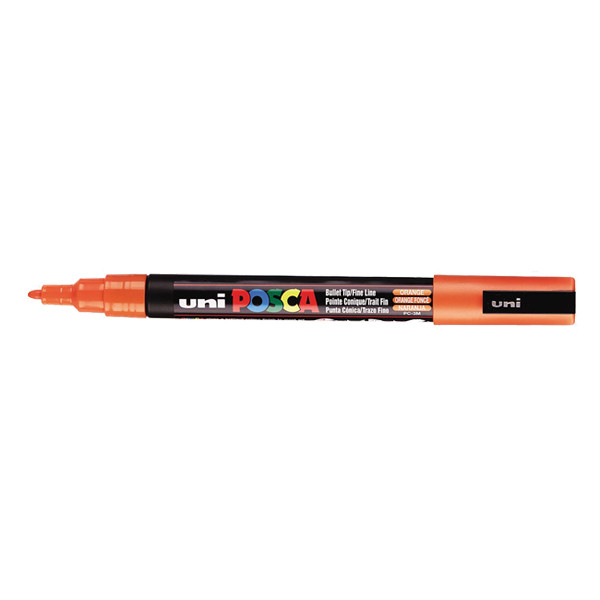 POSCA PC-3M marqueur acrylique (0,9 - 1,3 mm ogive) - orange foncé 424092 - 1