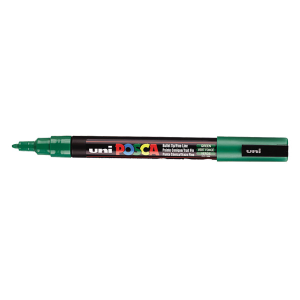 POSCA PC-3M marqueur acrylique (0,9 - 1,3 mm ogive) - vert foncé 424103 - 1