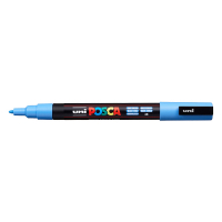 POSCA PC-3M marqueur peinture (0,9 - 1,3 mm ogive) - bleu ciel 424073