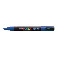 POSCA PC-3M marqueur peinture (0,9 - 1,3 mm ogive) - bleu foncé 424075