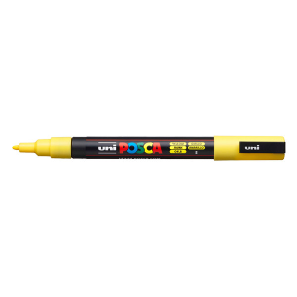 POSCA PC-3M marqueur peinture (0,9 - 1,3 mm ogive) - jaune 424083 - 1