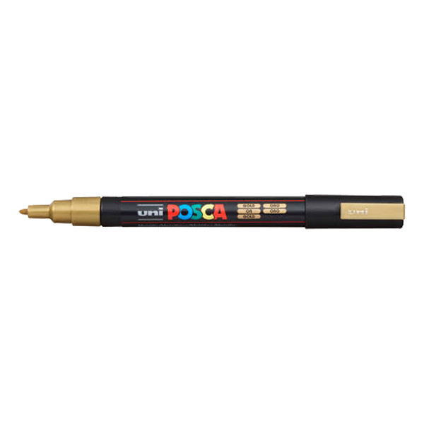 POSCA PC-3M marqueur peinture (0,9 - 1,3 mm ogive) - or 424093 - 1