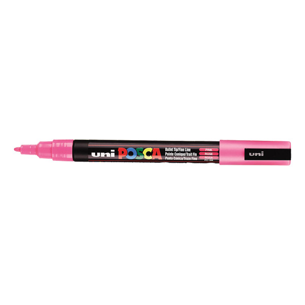 POSCA PC-3M marqueur peinture (0,9 - 1,3 mm ogive) - rose 424095 - 1