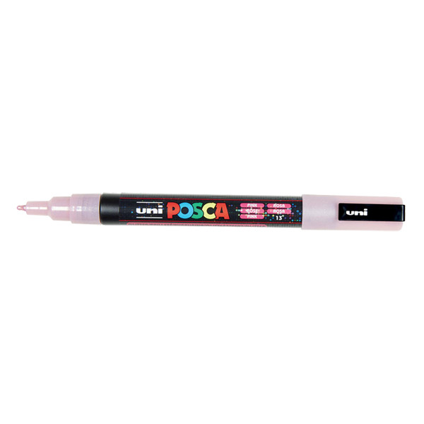 POSCA PC-3M marqueur peinture (0,9 - 1,3 mm ogive) - rose pailleté 424118 - 1