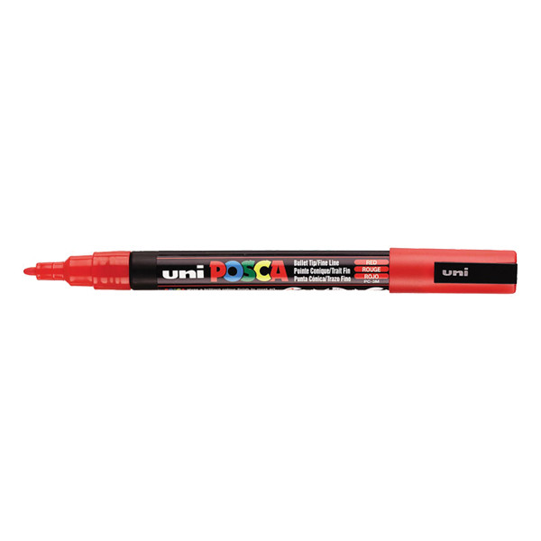 POSCA PC-3M marqueur peinture (0,9 - 1,3 mm ogive) - rouge 424094 - 1