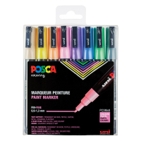 POSCA PC-3M set de marqueurs peinture (0,9 - 1,3 mm ogive) 8 pcs - pastel 424110