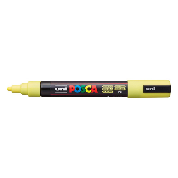 POSCA PC-5M marqueur acrylique (1,8 - 2,5 mm ogive) - jaune soleil 424139 - 1